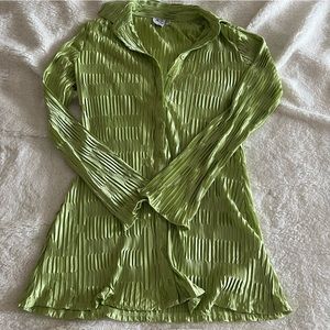 Princess Polly Lila Shirt Dress Green